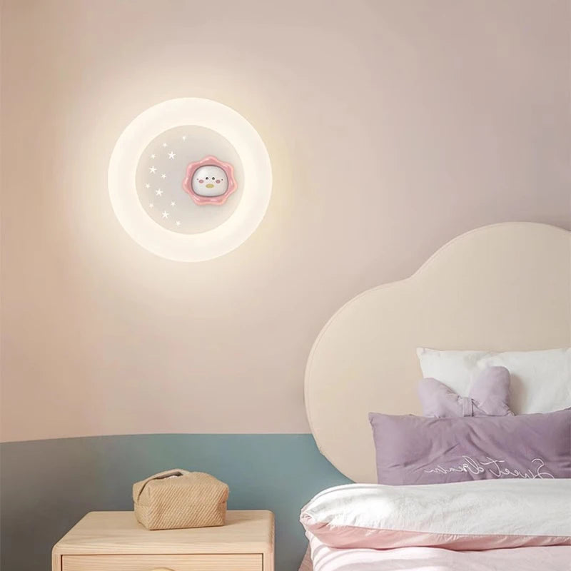 lampe de chevet mignonne pour chambre de princesse avec nœud rose