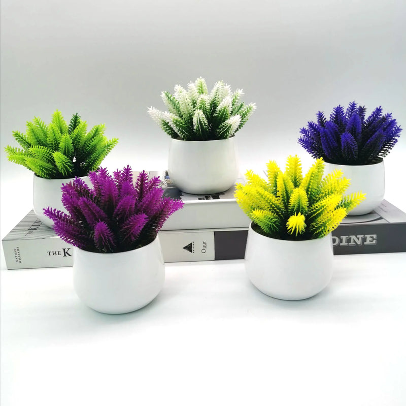 plantes artificielles de lavande pour décoration intérieure et bureau