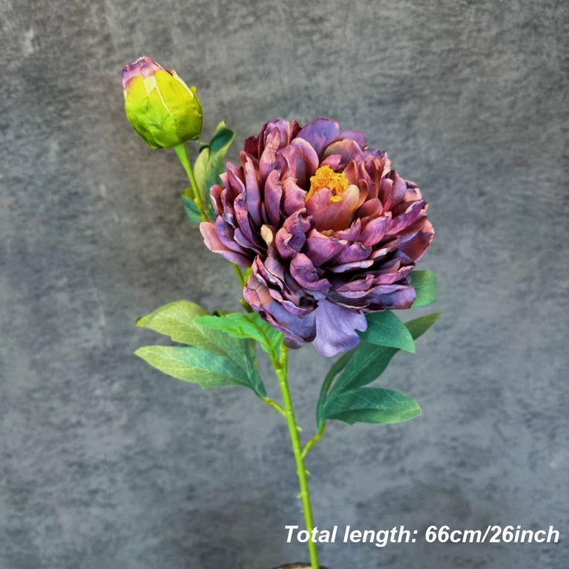 bouquet de pivoines artificielles en soie pour mariage et décoration intérieure