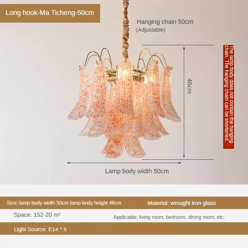 lustre en cristal de luxe rétro pour intérieur élégant