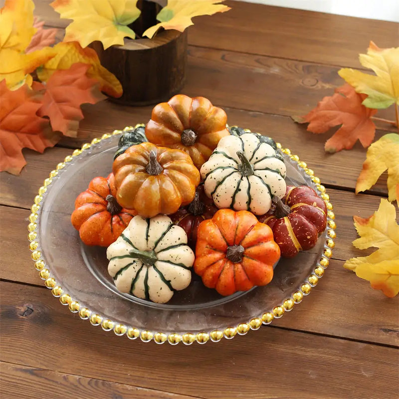 citrouilles décoratives en mousse pour décorations dHalloween et automne