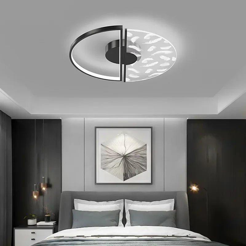 plafonnier led moderne pour intérieur décoratif luminaire