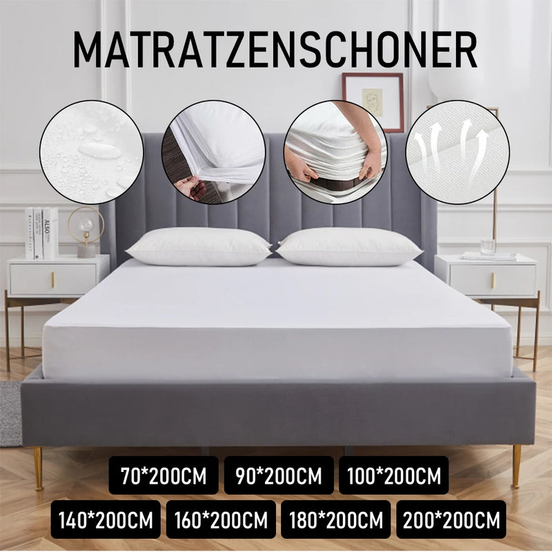 housse de matelas imperméable et respirante pour lit