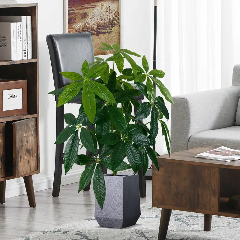 grand arbre artificiel monstera pour décoration intérieure et extérieure