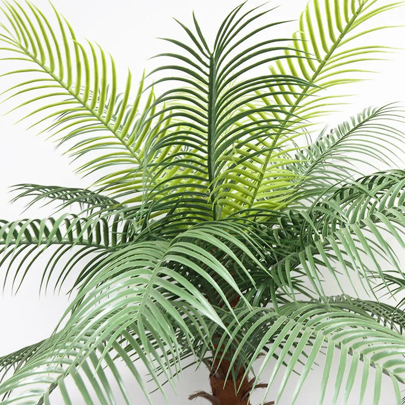 cocotier artificiel grande plante verte pour décoration intérieure