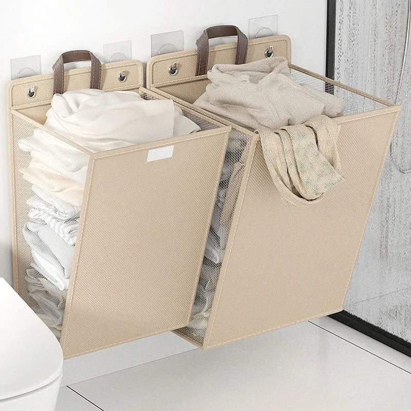 panier à linge pliable multifonctionnel pour rangement et tri