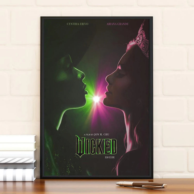 impression sur toile wicked affiche elphaba décorative cadeau pour fans