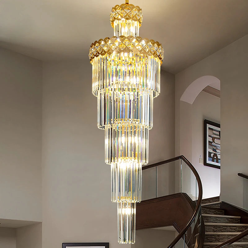 lustre design en cristal pour intérieur moderne et élégant