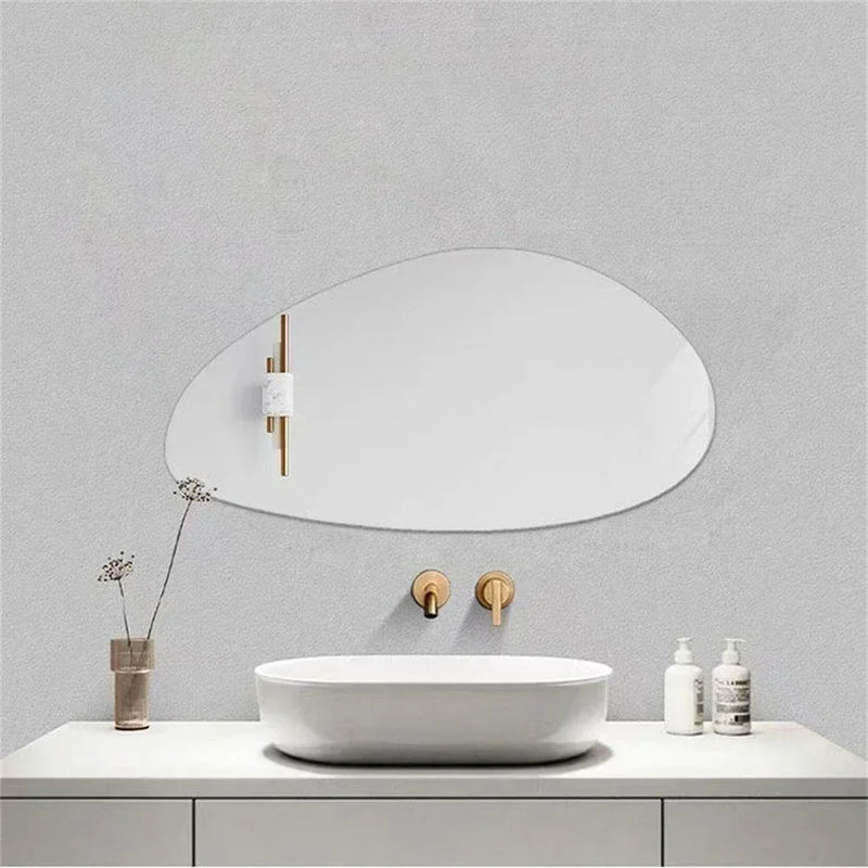 miroir mural nuage décoratif en acrylique incassable pour la maison