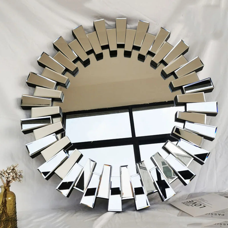 miroirs ronds décoratifs autocollants pour décoration et maquillage