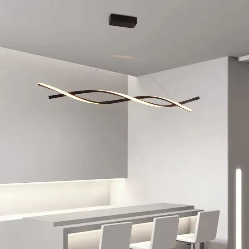 suspension moderne à led pour décoration intérieure élégante