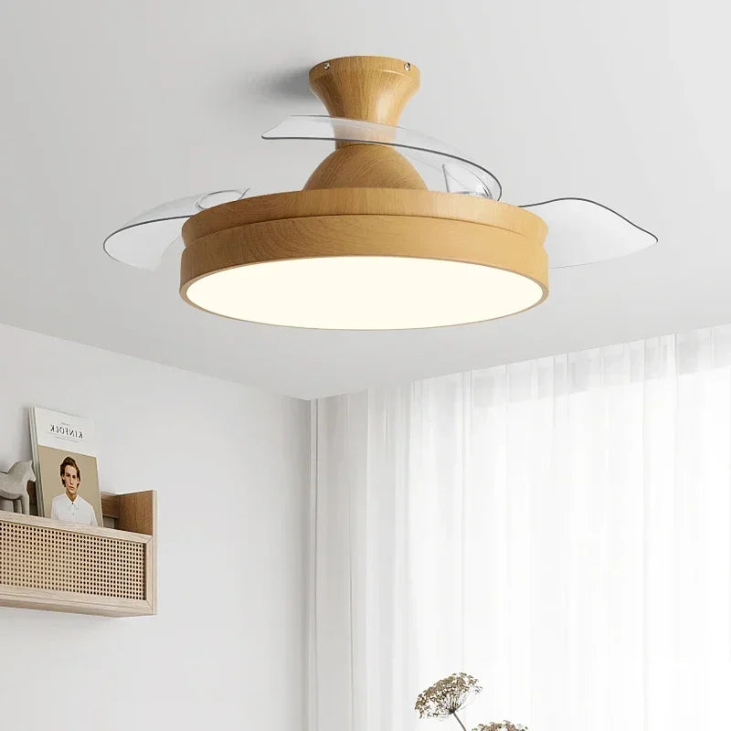 ventilateur de plafond avec lumière et contrôle silencieux