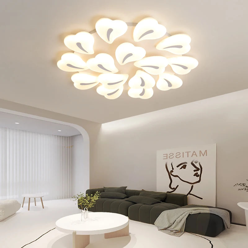 lustre en cristal de luxe avec éclairage led pour intérieur