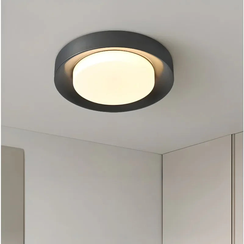 plafonnier led moderne en laiton décoration intérieure lumière design luxe