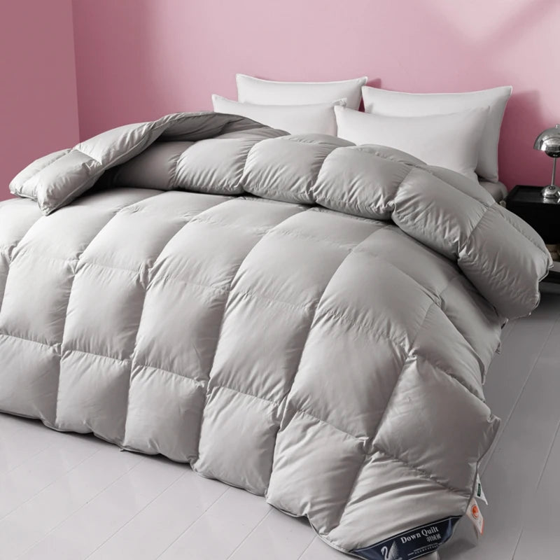 couettes de luxe en duvet d'oie ultra douces pour toutes les saisons