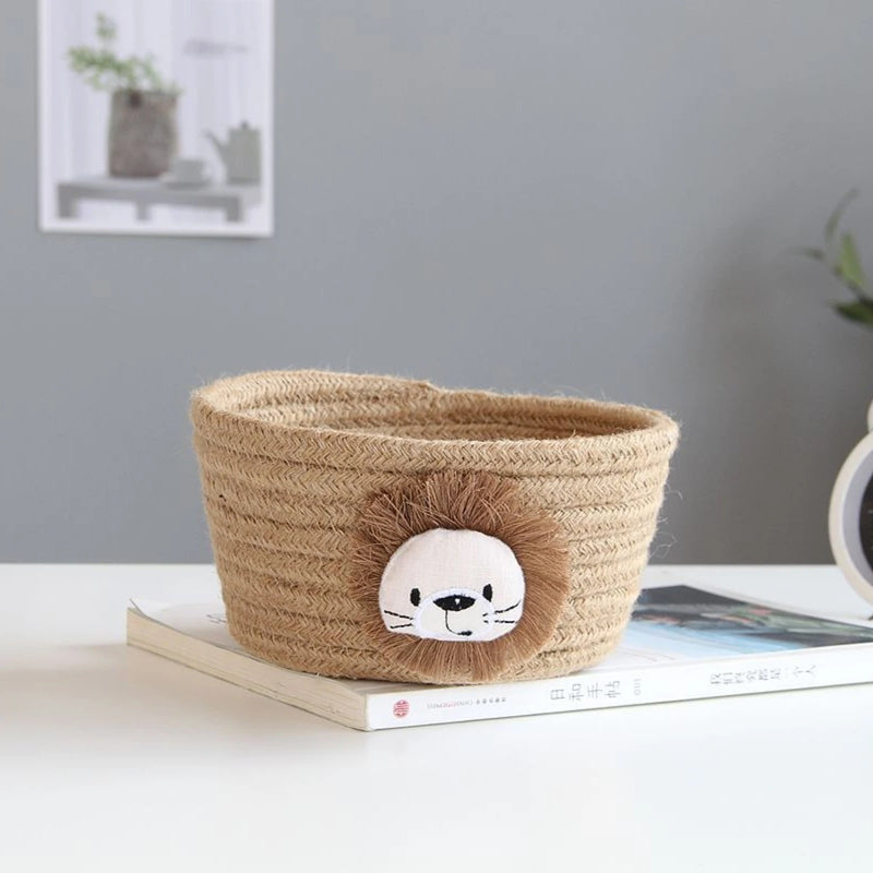 panier de rangement en forme d'animal mignon pour enfants