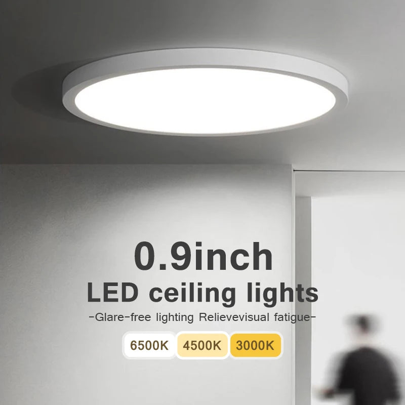 plafonnier led ultra fin avec nuages créatifs éclairage intelligent