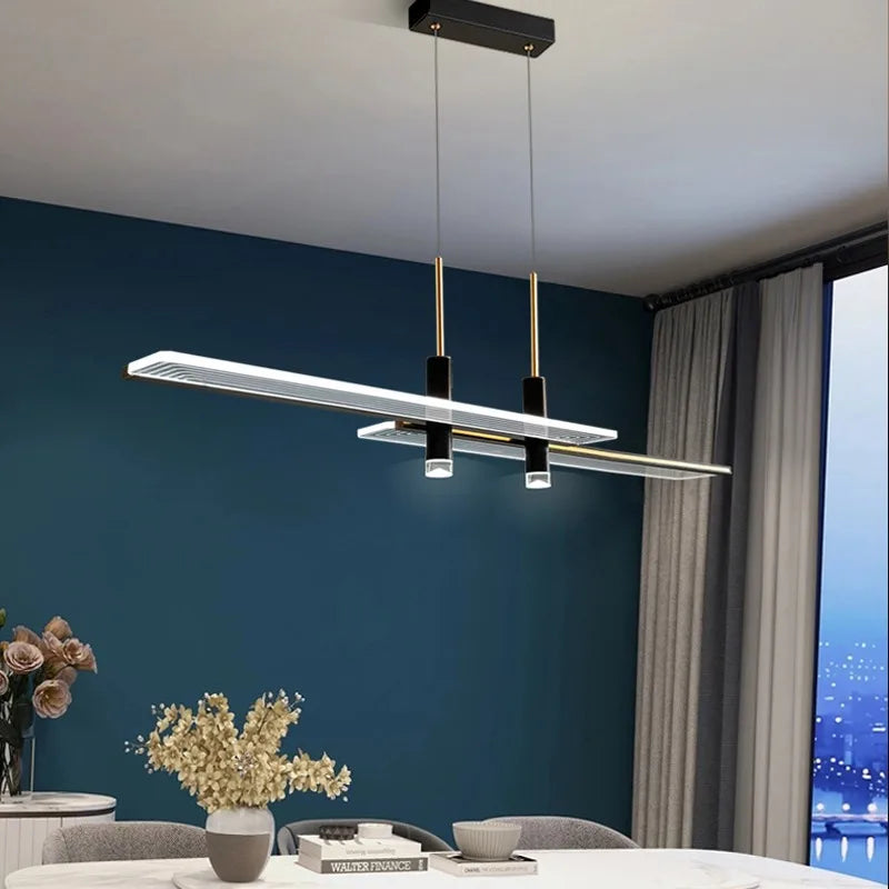 lustre et suspension led design créatif postmoderne minimaliste