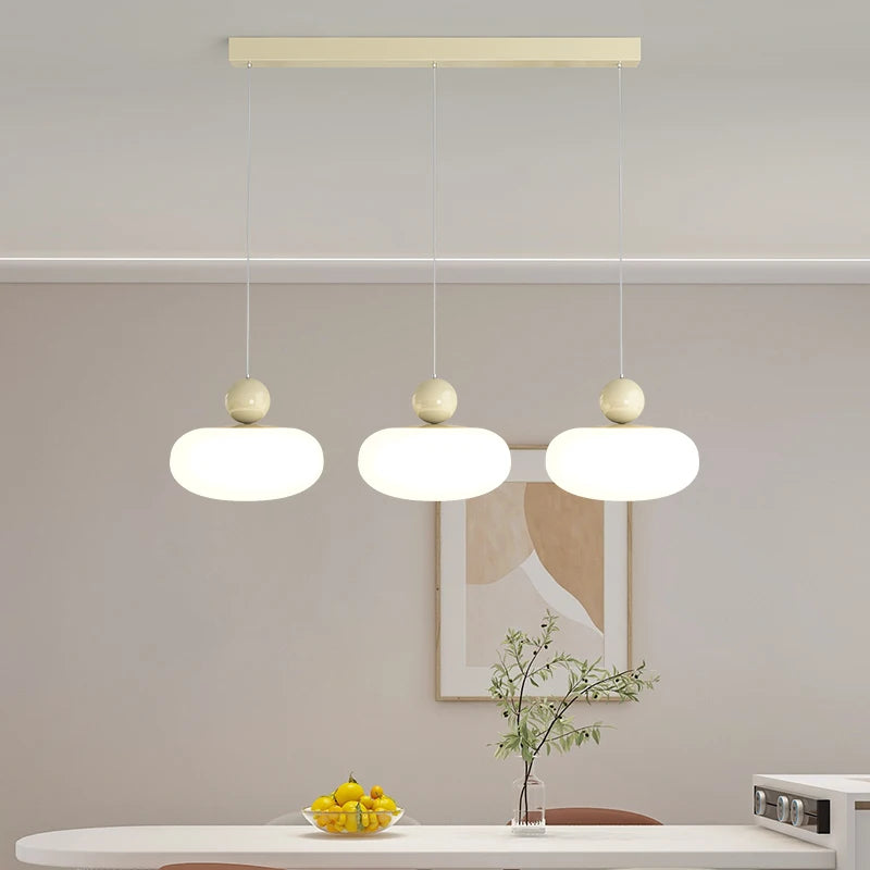 lustre led plafonnier moderne pour cuisine île bar intérieur