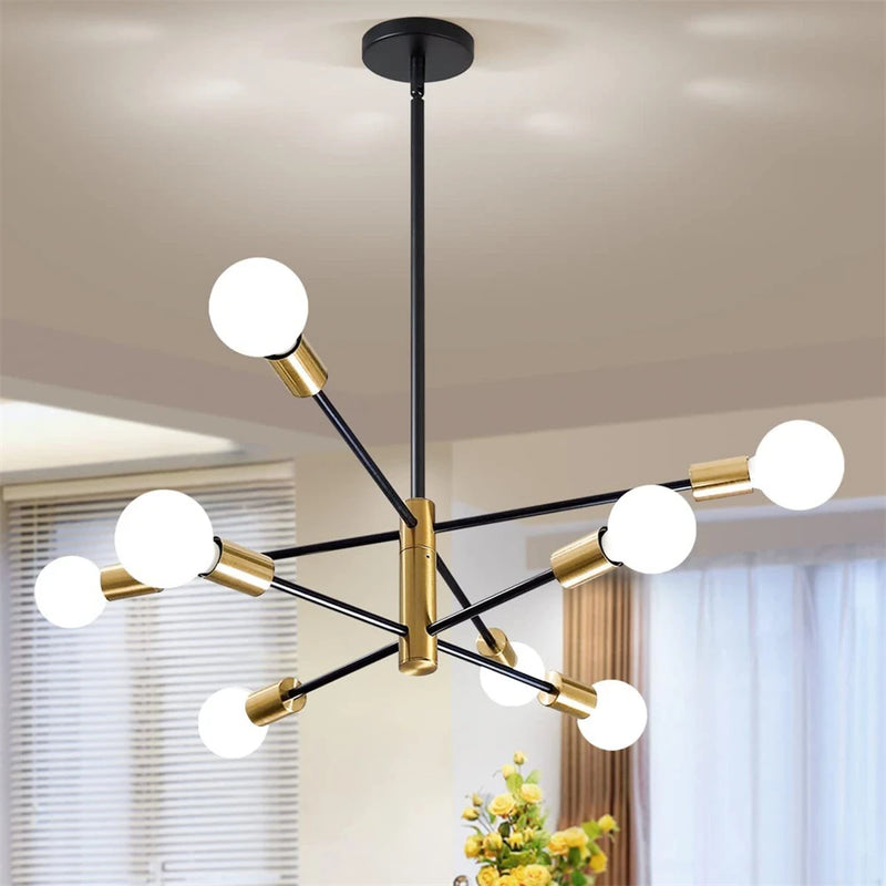 lustre de luxe moderne suspension led décoration nordique