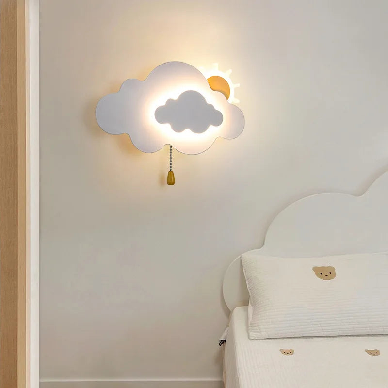 applique murale nuage design artistique pour décoration intérieure