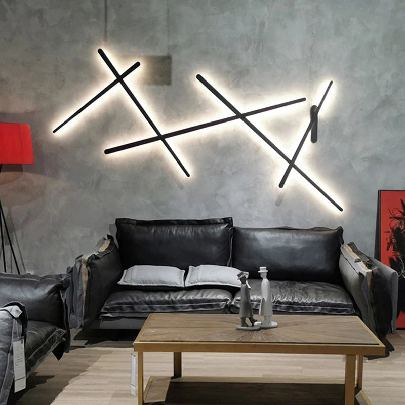 applique murale led design minimaliste moderne pour intérieur élégant