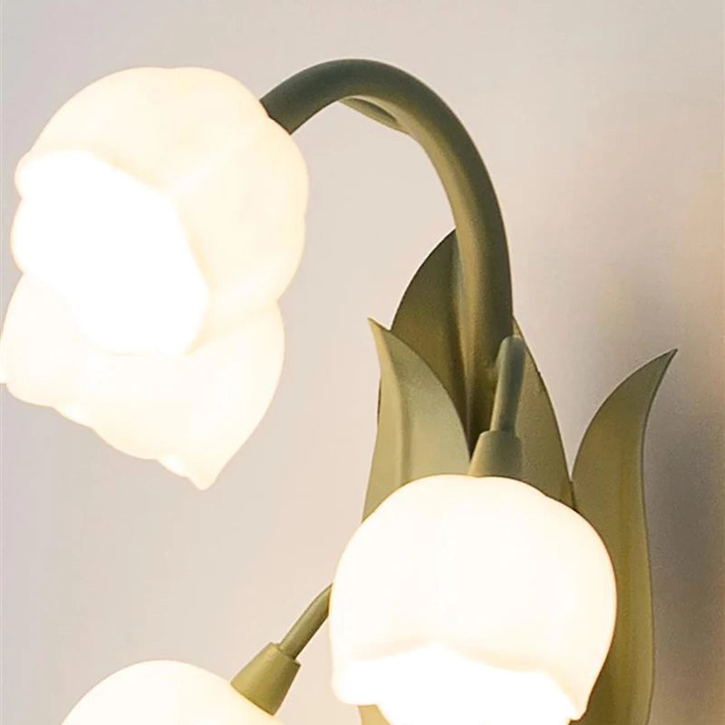 Lampe décorative en bois Lampe de table Lampe de table Fleur 3 variations  de couleur Romantique Chambre à coucher Chevet Salon Éclairage de recherche