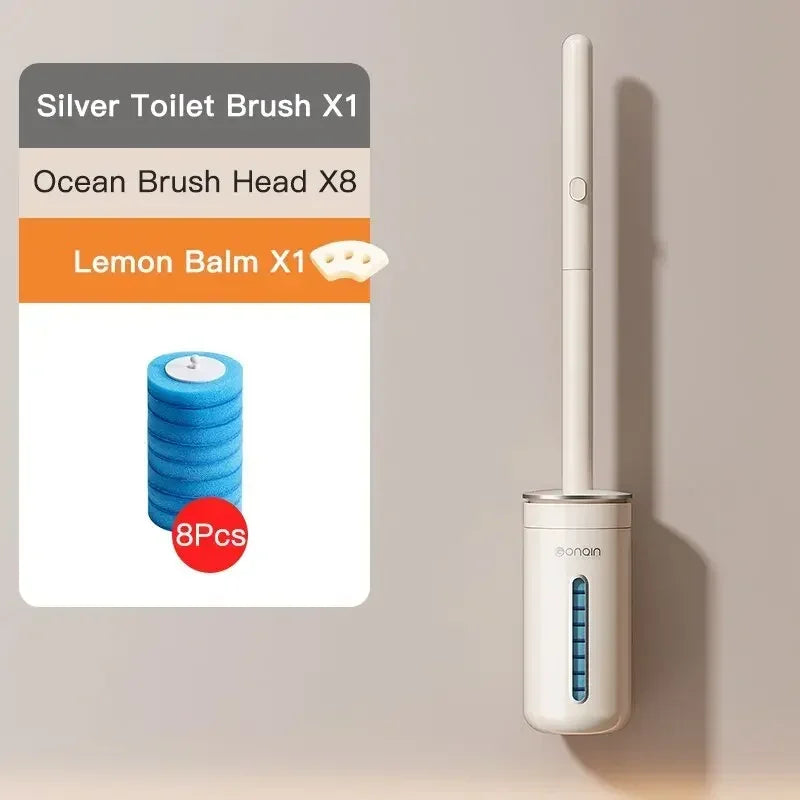 brosse de toilette jetable et outils de nettoyage pratiques