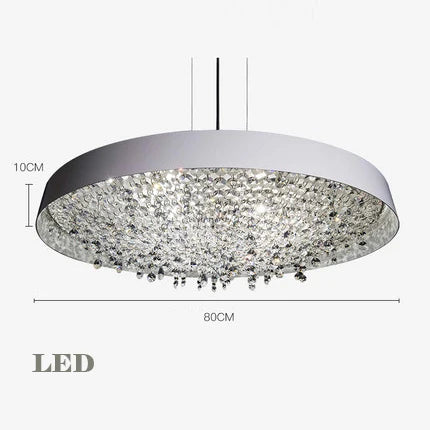 lustre en cristal moderne noir et blanc pour décoration intérieure