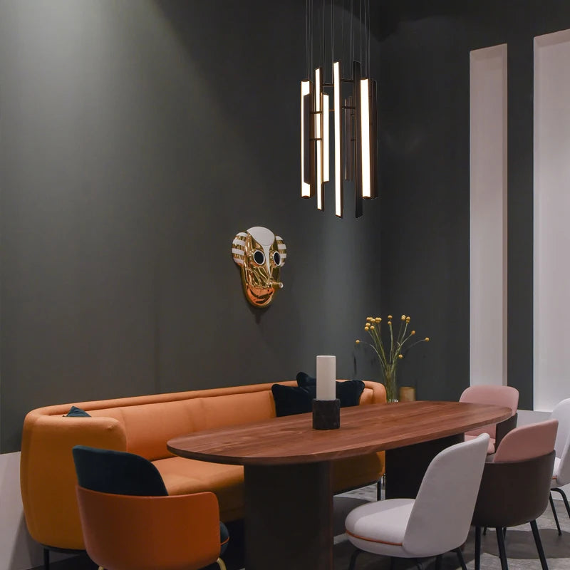 lustre nordique de luxe minimaliste pour intérieur