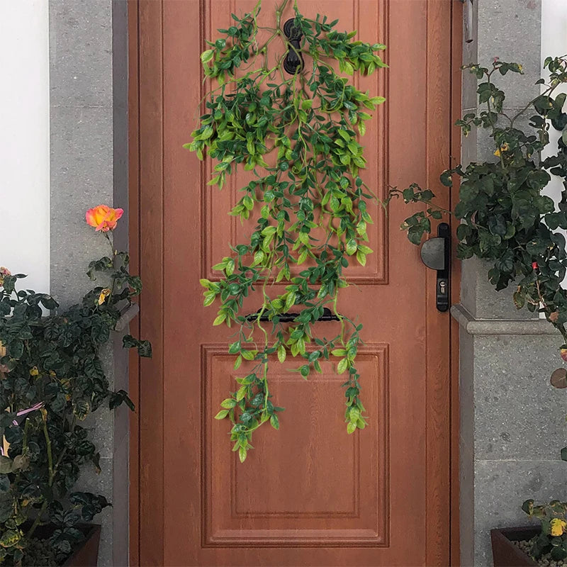 feuilles d eucalyptus artificielles en rotin pour décoration intérieure et extérieure