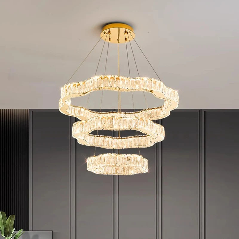 home decorationPendant lights, luxury crystal living room chandelier, bedroom Pendant lamp, ceiling light, indoor lighting