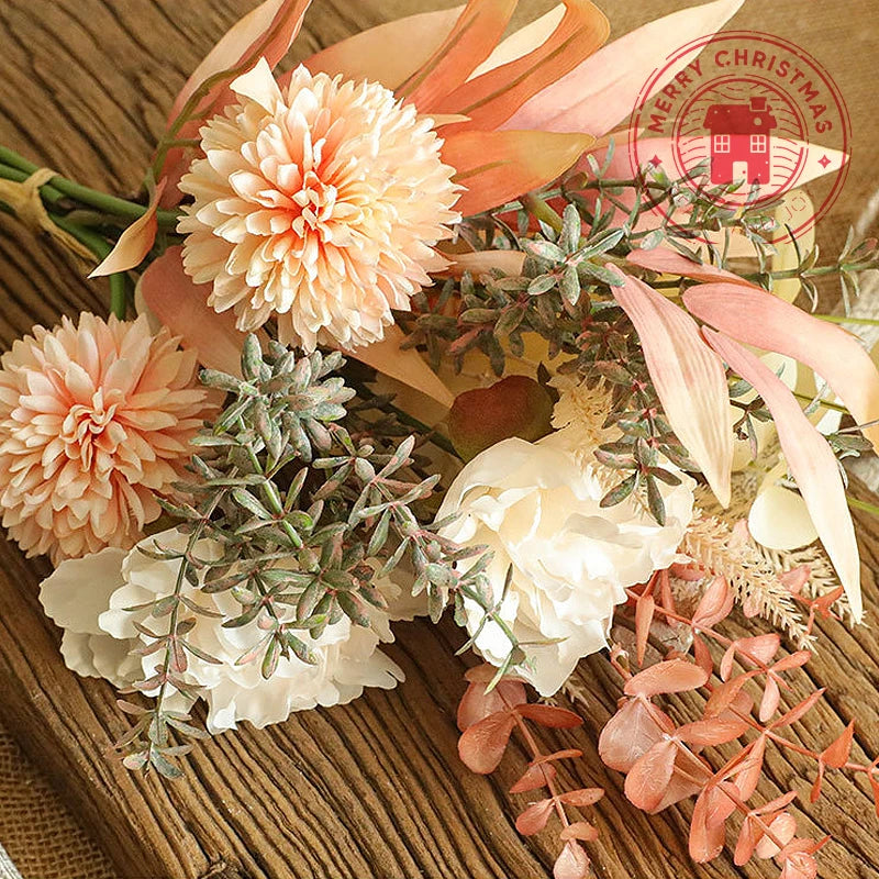 bouquet de fleurs artificielles pour décoration intérieure mariage