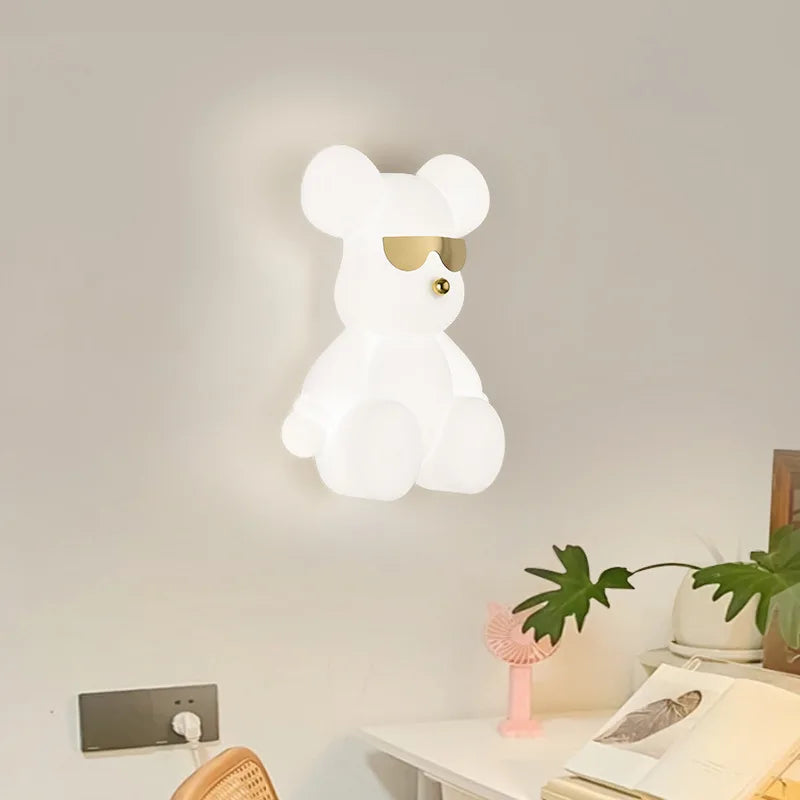 applique murale ours pour chambre d'enfant décorative et moderne