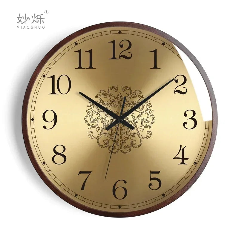 horloge murale design moderne en bois luxe silencieuse décorative idées cadeaux