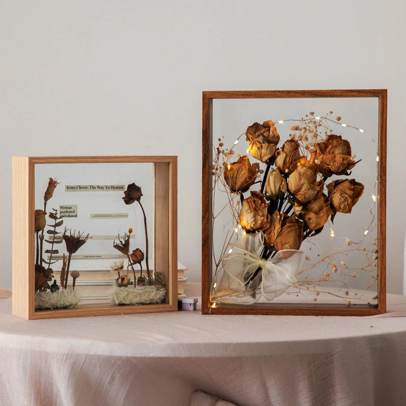 cadre photo 3d avec fleurs pour décoration de mariage