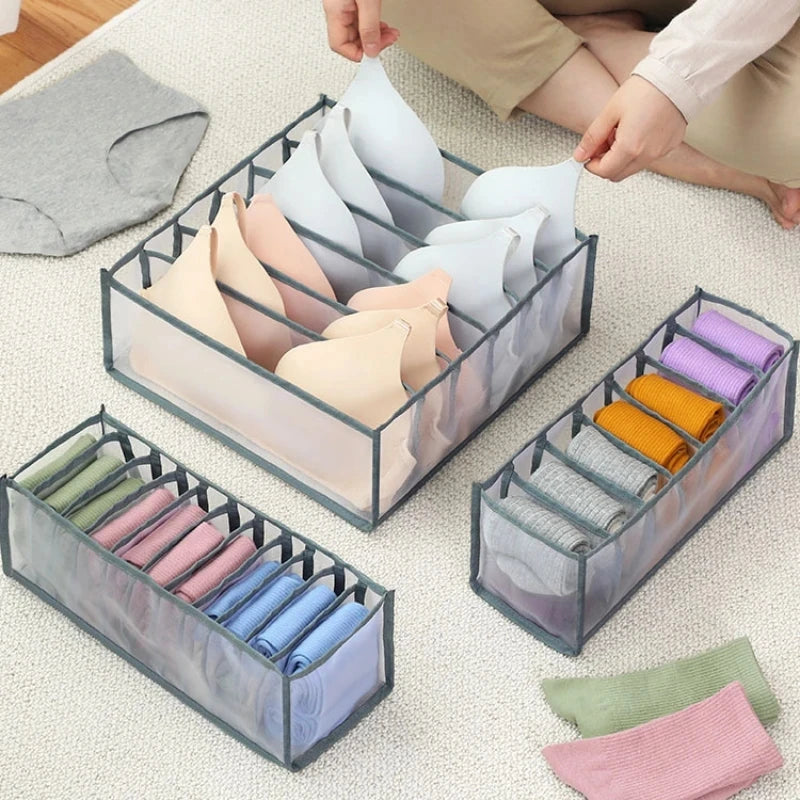 paniers de rangement organisateurs pour vêtements et sous-vêtements