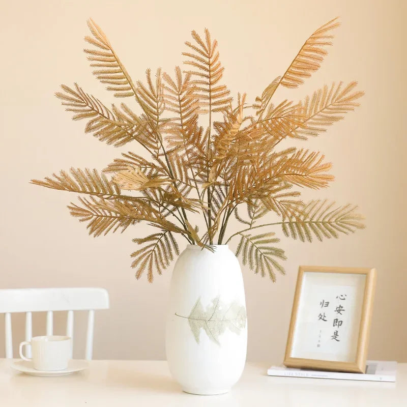 plante artificielle mimosa pour décoration rustique et accessoires photo