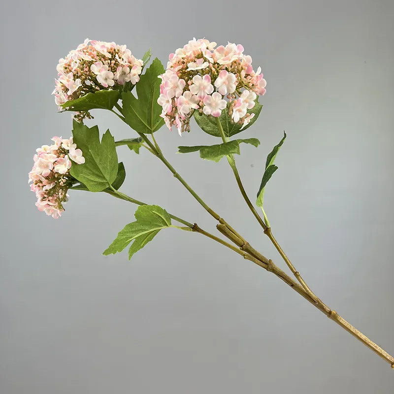 boule de neige florale en soie décoration mariage fausses fleurs hortensia