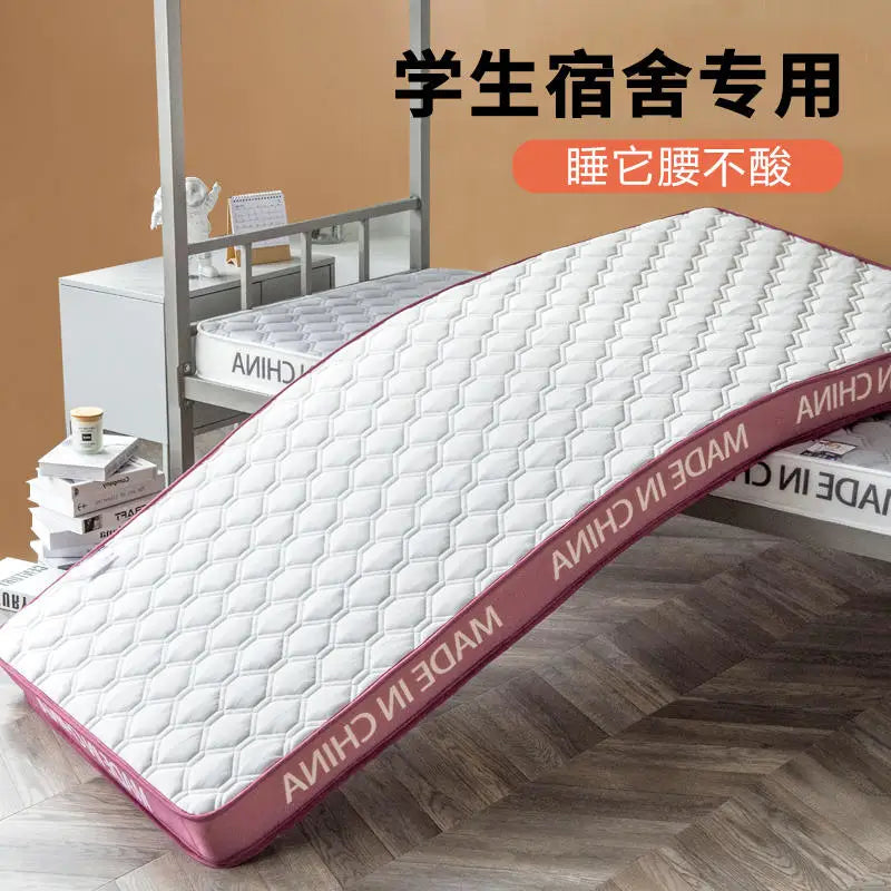 matelas en latex antibactérien pliable pour étudiants et dortoirs