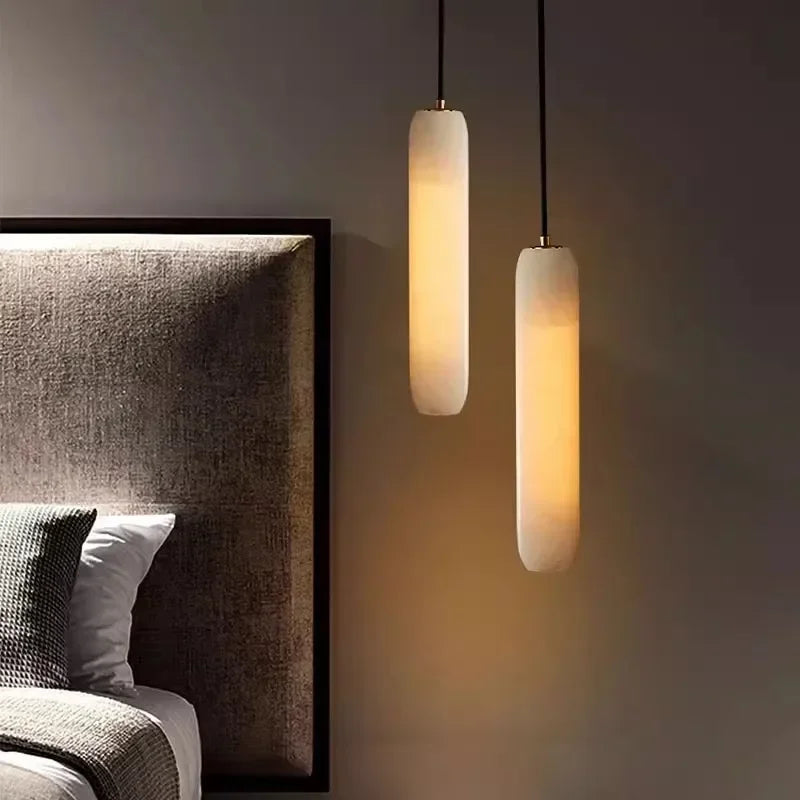 lustre en marbre naturel nordique pour décoration intérieure