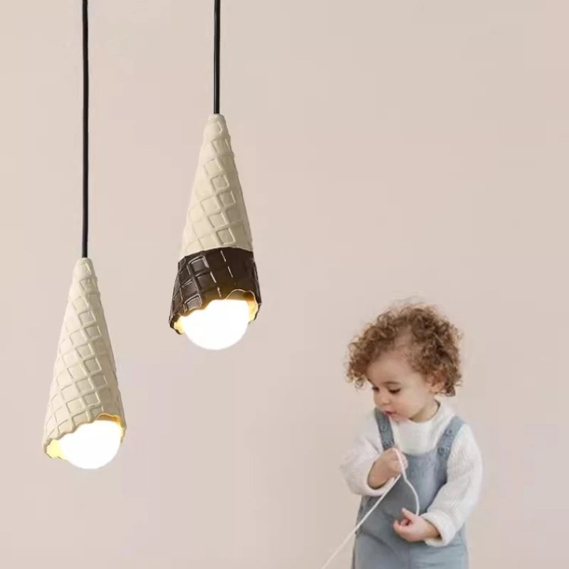 suspension en céramique pour chambre d enfant créative lampe à LED