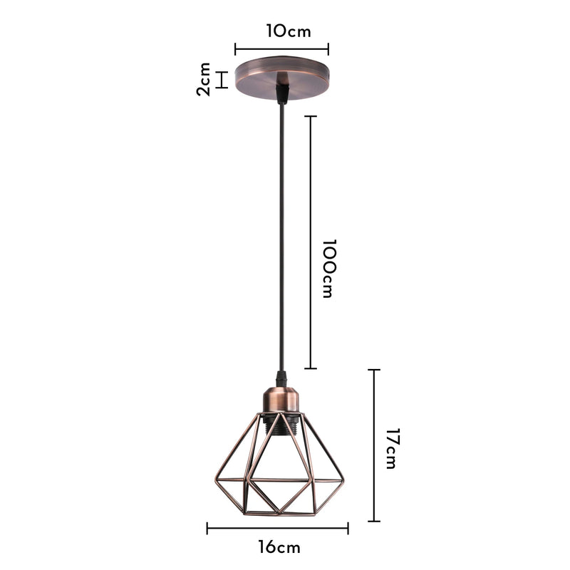 suspension moderne à têtes led pour intérieur design