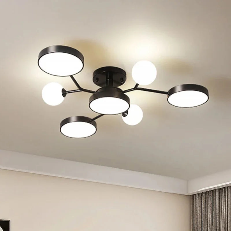 lustre led créatif pour éclairage intérieur moderne