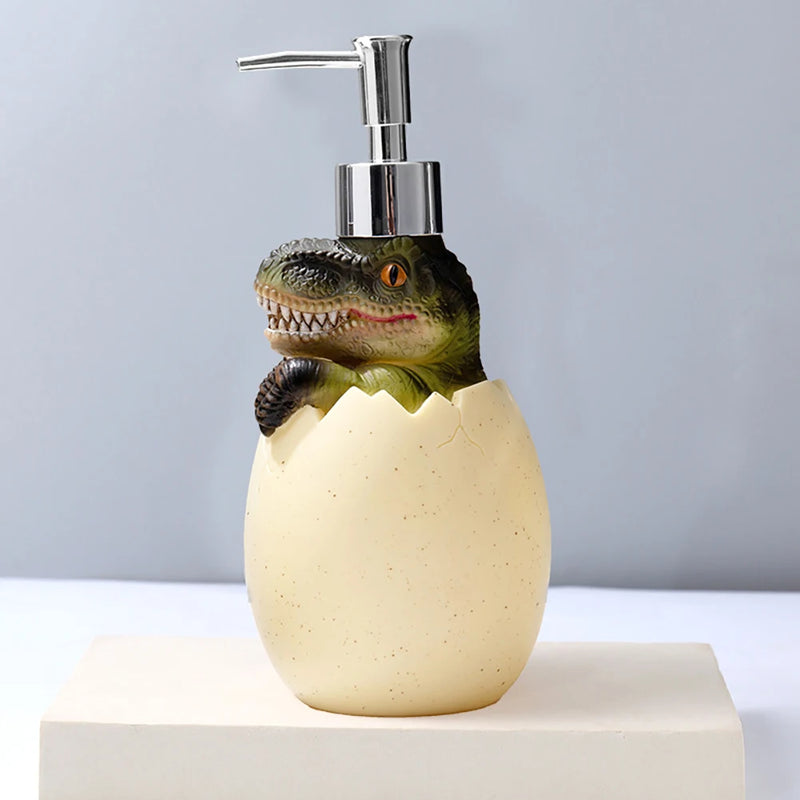 distributeur de savon dinosaure pour lavage des mains