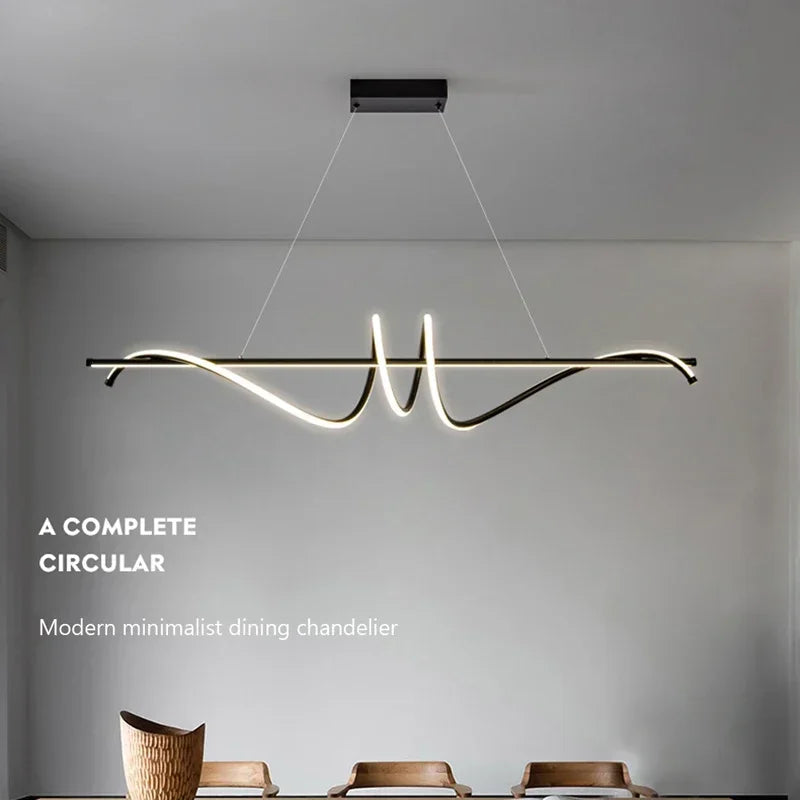 suspension led moderne pour décoration intérieure et cafés