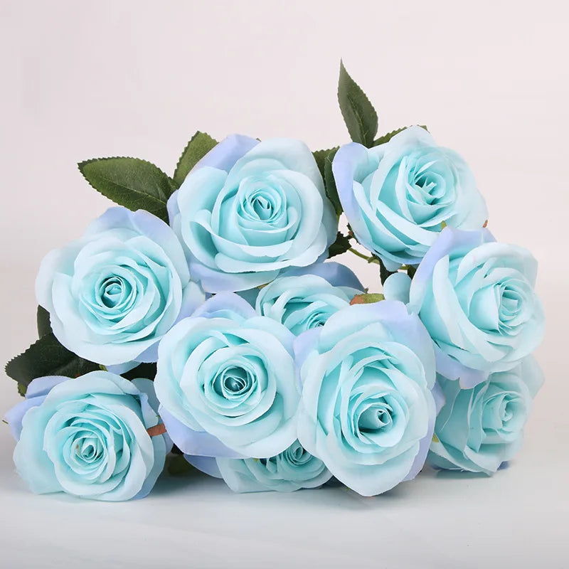 bouquet de roses artificielles pour mariage et décoration intérieure