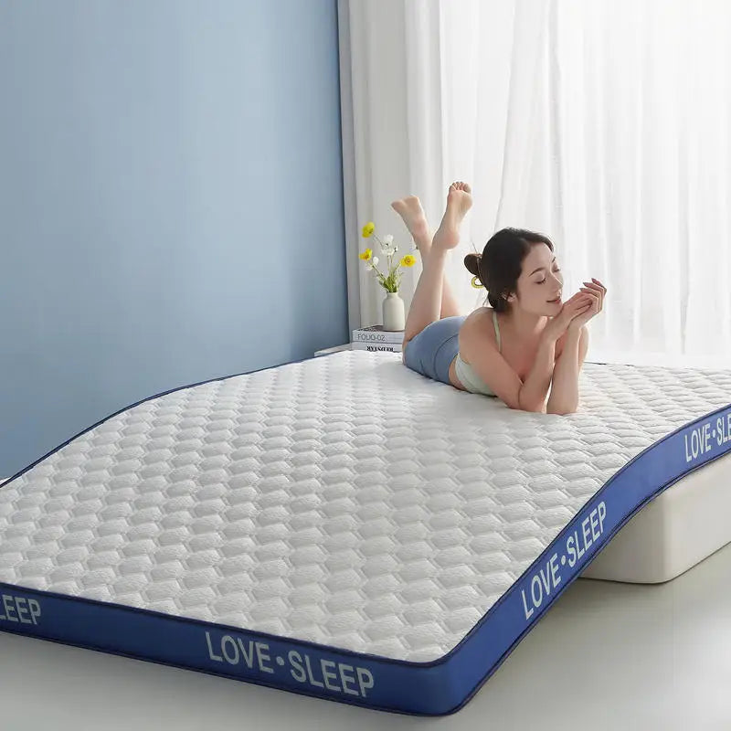 matelas en latex rembourré pour dortoir d'étudiants à mémoire de forme