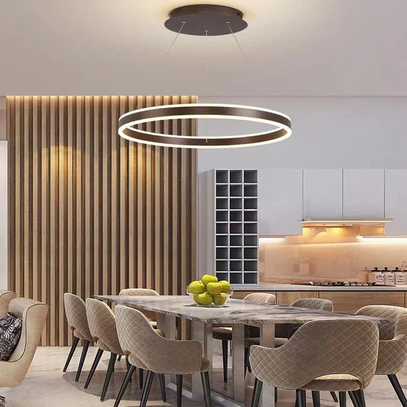 lustre led moderne dimmable pour décoration de maison