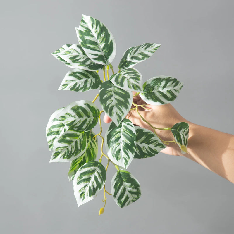 plantes artificielles monstera tropicales pour décoration intérieure et fêtes